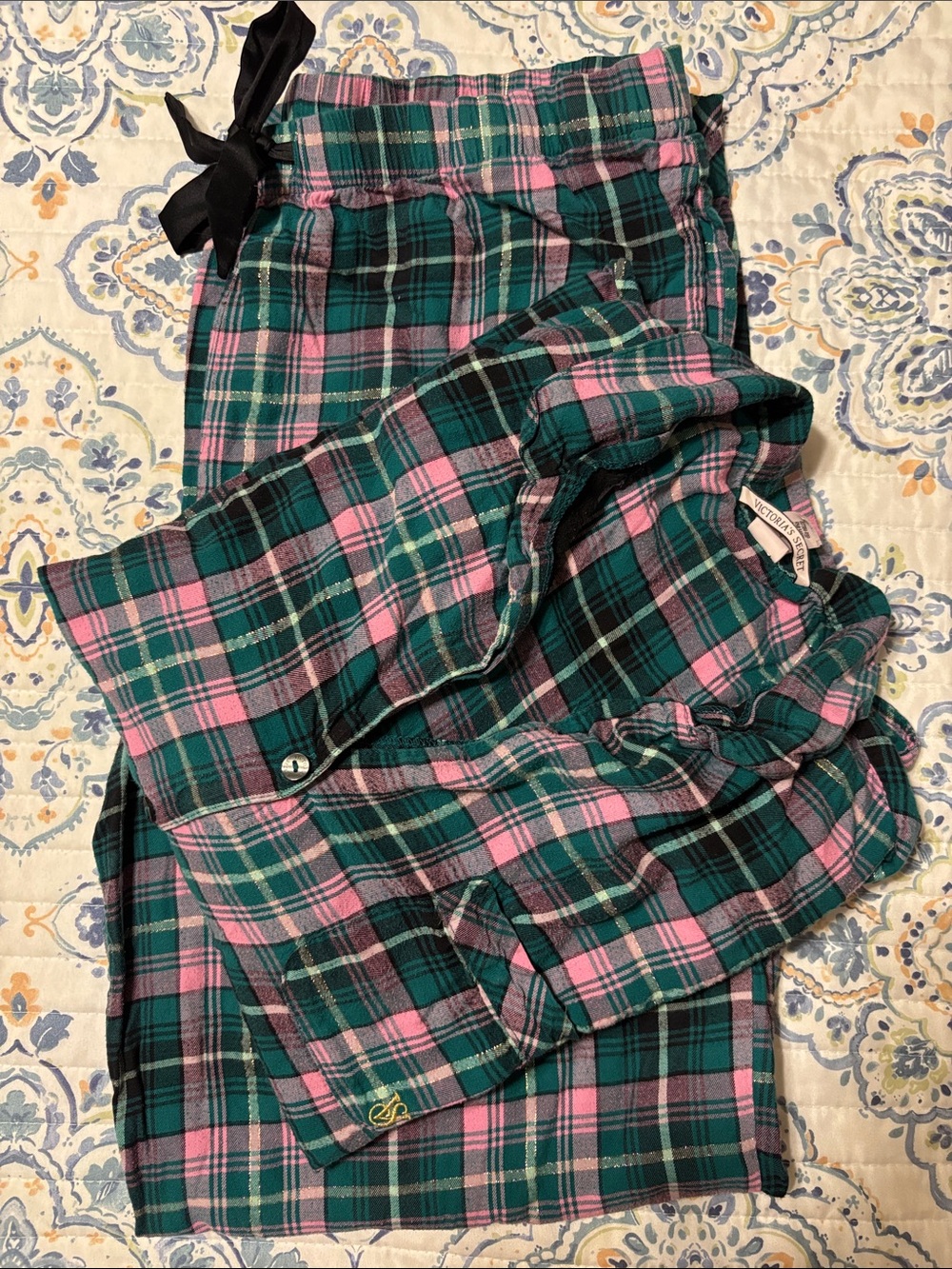 Victoria's Secret Plaid Pajama Set